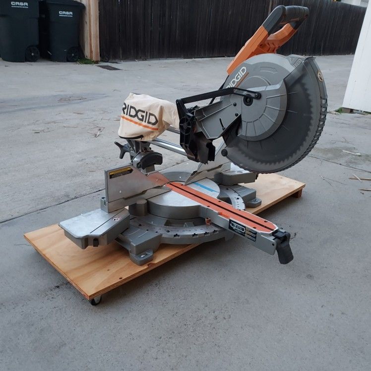 Ridgid Double Bevel Sliding Miter Saw
