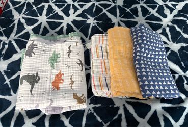 Baby blankets and swaddles