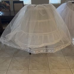two XL hoop skirt Crinolina 