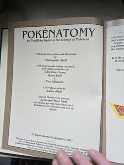 2017 Pokènatomy An Unofficial Guide To The Science Of Pokèmon