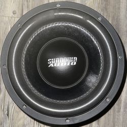 10” sundown audio 750 watt dual 4 ohm subwoofer