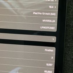 iPad Pro 13’ WiFi And Cellular M4 