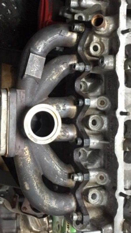 12V VR6 turbo manifold