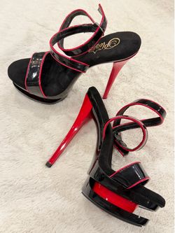 Platform high heel shoes women size 6