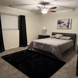 Queen Size Bed With Frame Headboard Included