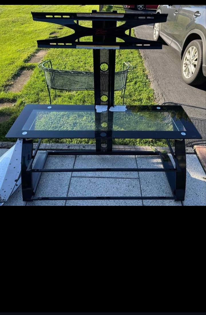 Glass TV Stand
