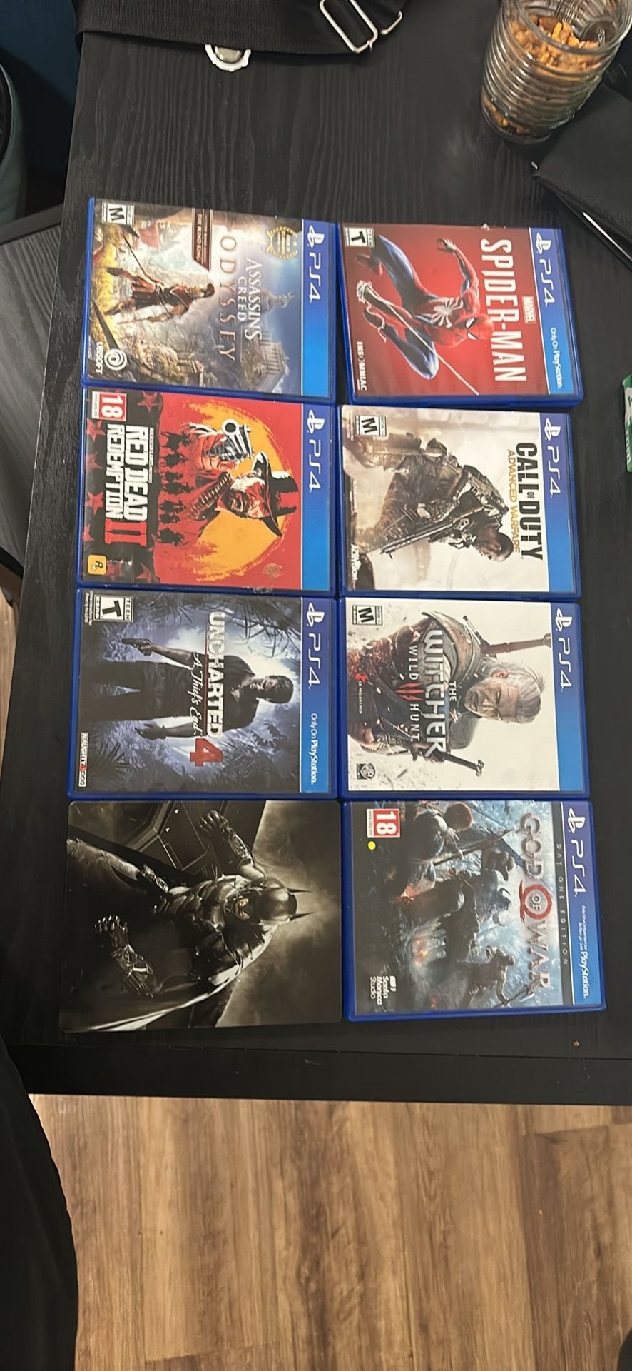8 PS4 Games + Controller