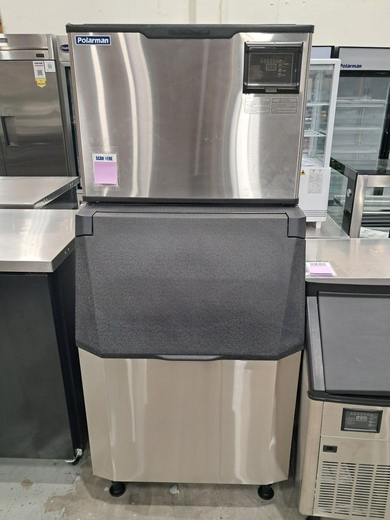 500lbs Ice Maker Hielera Español NSF Commercial New Warranty