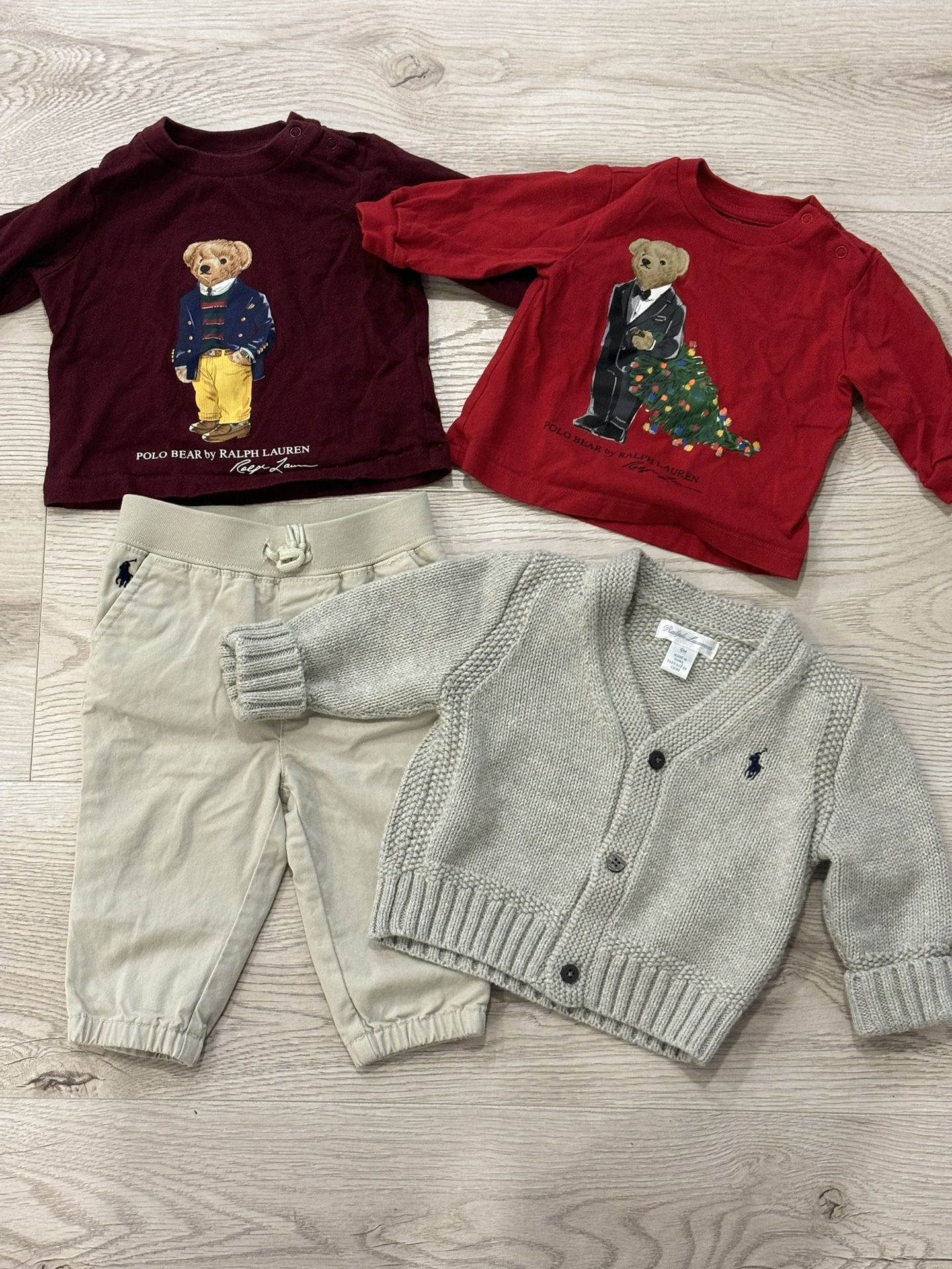 Baby Boy Clothes Ralph Lauren Baby Boy Outfit -6pcs