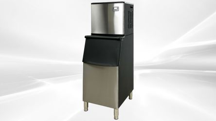 NSF 418 lb Commercial ice maker machine HZB-190F+Ice Bin