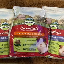 New Guinea pig Food 3 Bags W Some Extras
