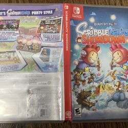 Scribblenauts Showdown Nintendo Switch Replacement Case No Game 