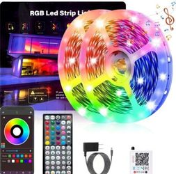 Led Lights for Bedroom 100ft Music Sync Color Changing RGB Led Strip Lights, DIY Design Led Light Strip with Remote and App Control, Led Lights