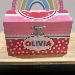 OLIVIA THE PIG - BALLERINA MUSICAL JEWELRY BOX (2010) IN EXCELLENT  CONDITION
