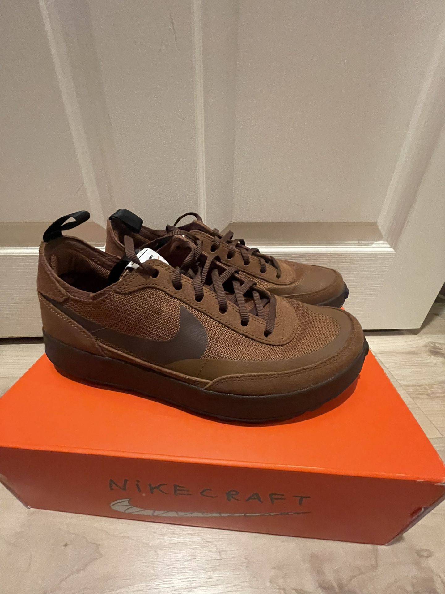 Nike Craft Tom Sachs General Purpose Shoes Field Brown Mens Size 10 