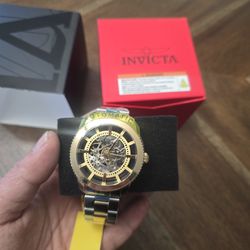 Invicta Objet D Art Automatic Men's Watch - 45mm, Steel, Gold