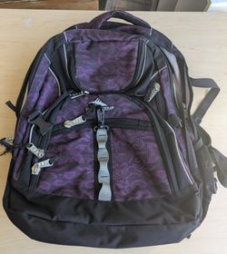 High Sierra Purple Back Pack