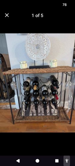 Wine Rack And Glass Holder