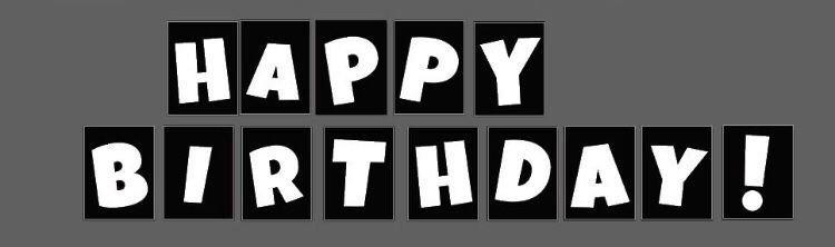 Happy Birthday Yard Sign
