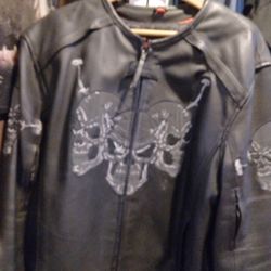 Brand New  Heavy Leather Motorcycle Jacket