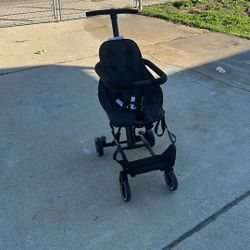 Dream On Me Coast Rider Travel Stroller with Removable Seat, Black