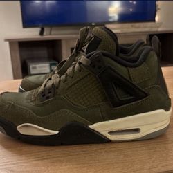 Air Jordon 4 Se Craft Olive