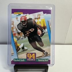 Marshall Faulk Rookie Football Card