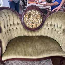 For Sale-Vintage Victorian-Style Sofa & Chair Set