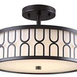 Osimir LED Semi Flush Mount Ceiling Light,