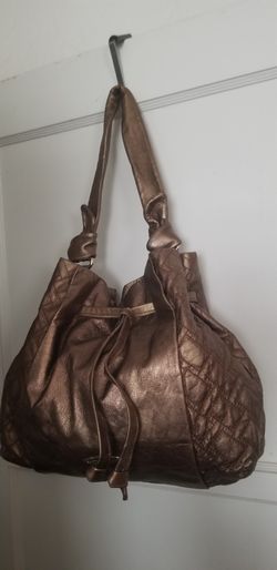 Vintage- Elliot Lucca Mlm Bronze Color Pig Leather Hobo Bag