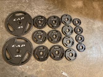 Cap weight plates