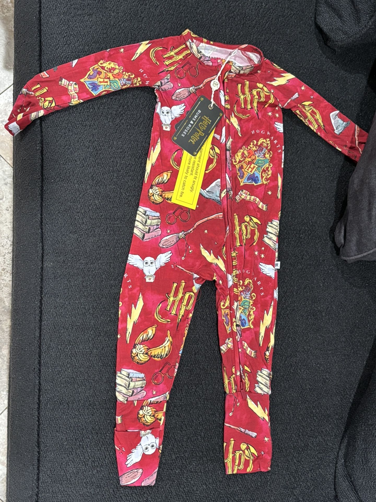 Harry Potter Natural Bamboo Convertible Romper