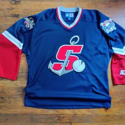 Stockton Ports Vintage Starter Hockey Jersey Size Medium Throwback