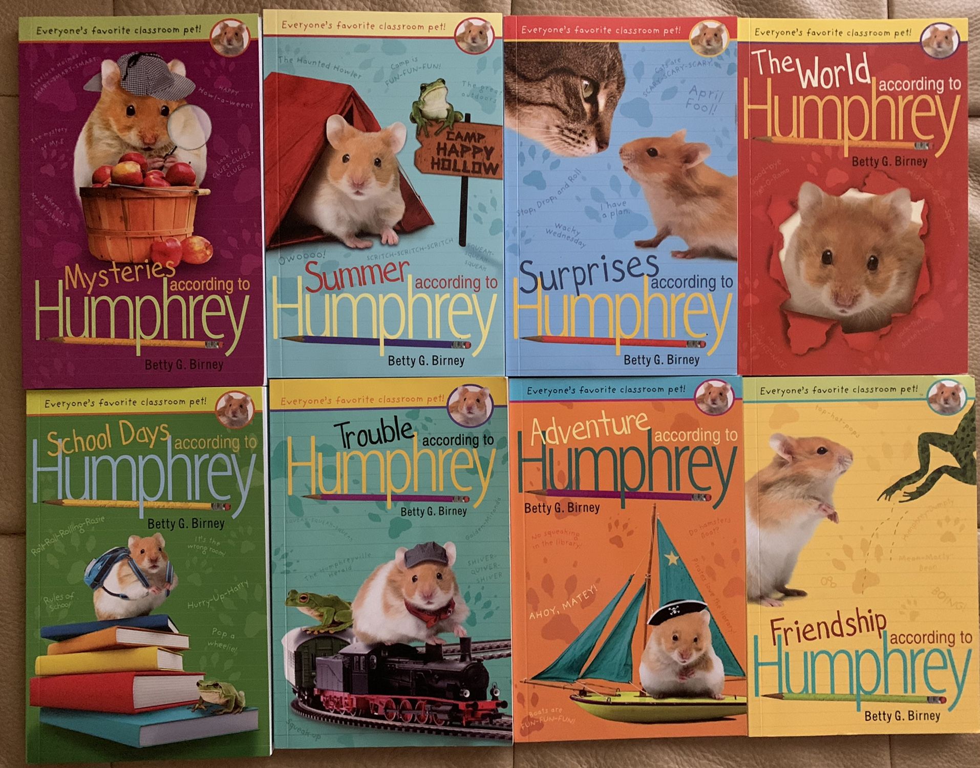 Kids Books Humphrey Series Of 8 P/up Only In Sheepshead Bay Brooklyn NY 