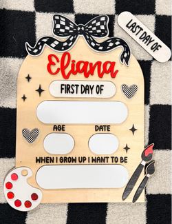 Back to school boards custom