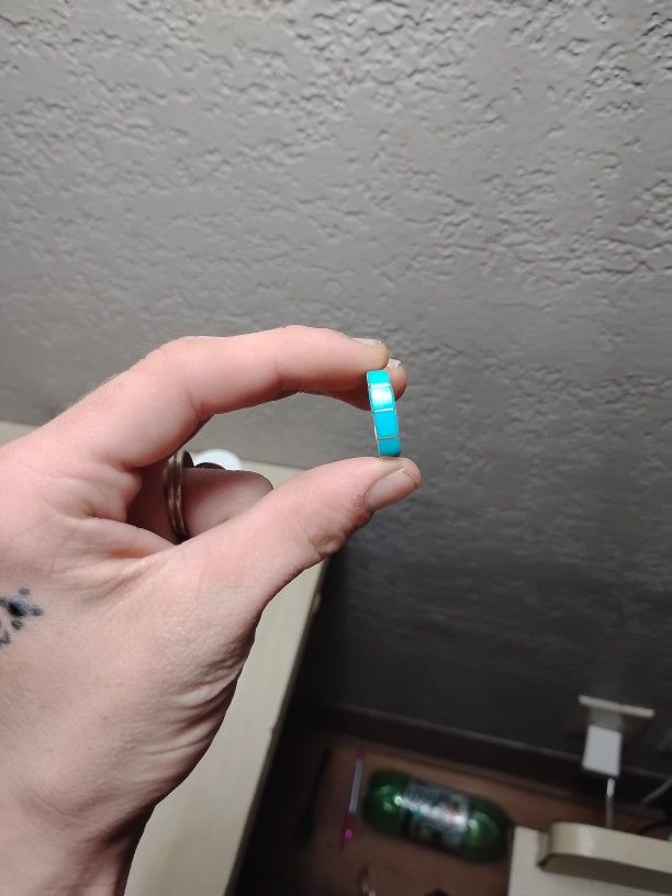 Turquoise And Silver Ring