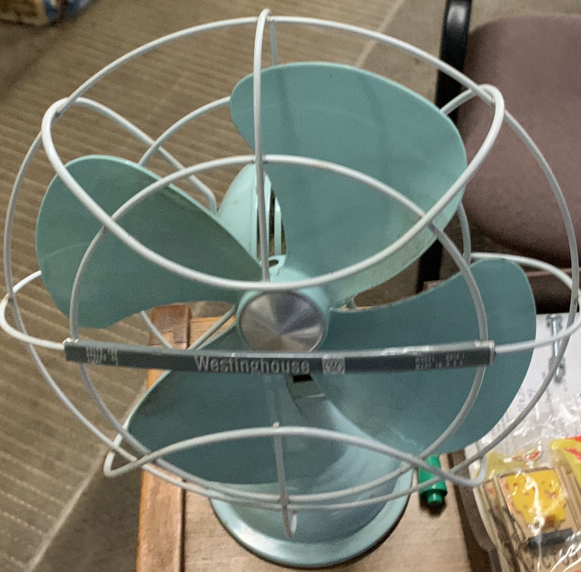 Vintage Westinghouse Oscillating Electric Fan 1950’s/1960’s USA