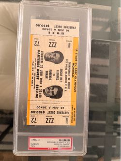 1980 Sugar Ray Leonard vs. Roberto Duran
