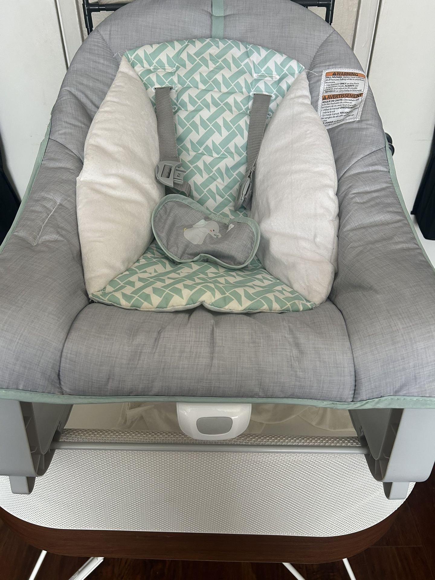Ingenuity Keep Cozy 3-in-1 Grow with Me Vibrating Baby Bouncer, Rocker & Toddler Seat.