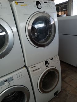Samsung stackable front load washer and dryer set - Free delivery