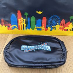 Legoland Exclusive GalactiCoaster Launch Party Fanny Pack  New. Rare. Collectible.   8” X 5” 