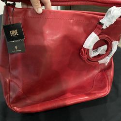 Red Frye Bag