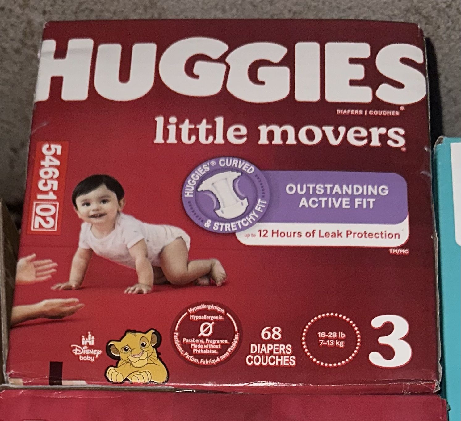 Huggies Size 3 (68ct)