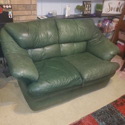 Leather Loveseat