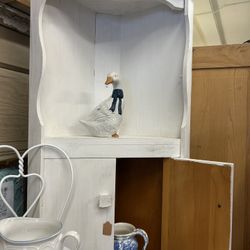 Small Vintage Corner Cabinet 