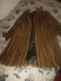 Brown Mink Fur Coat