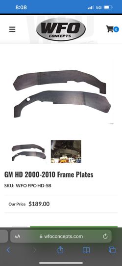 Frame Plate For Gm