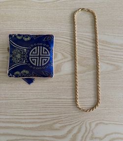 24" Gold rope chain 6mm