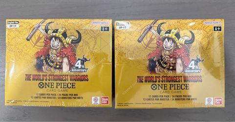 2x One Piece OP17 World’s Strongest Warriors Booster Box