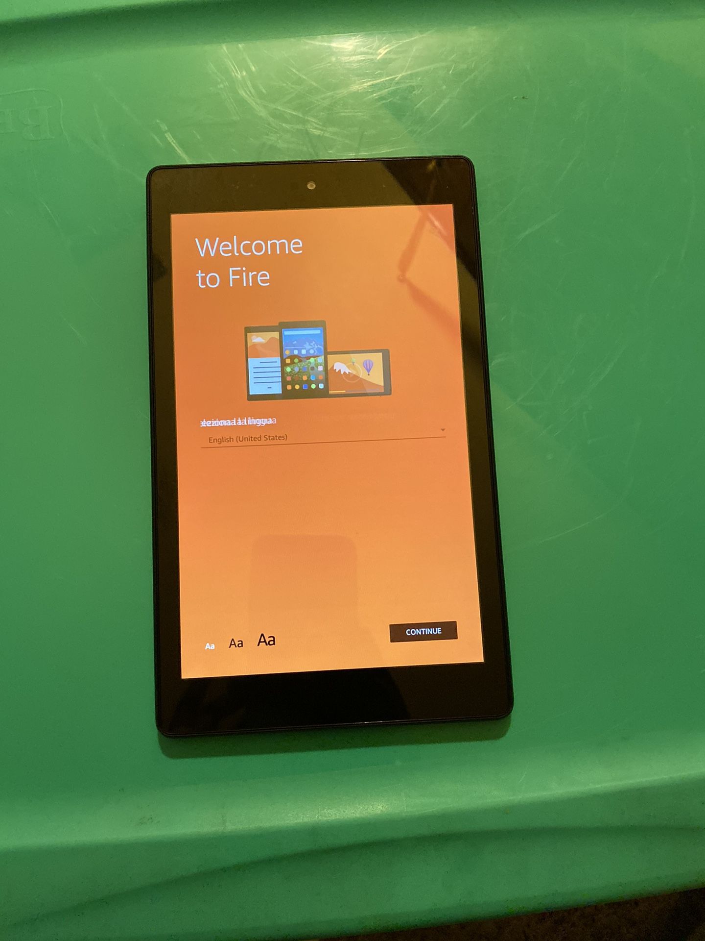 Amazon Fire Tablet W/ Case